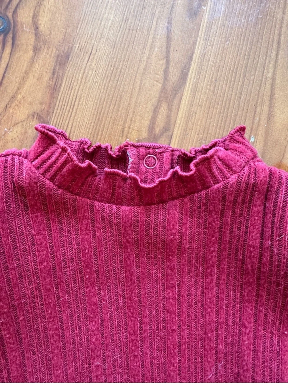 Old Navy Red Ribbed Baby Bottoms